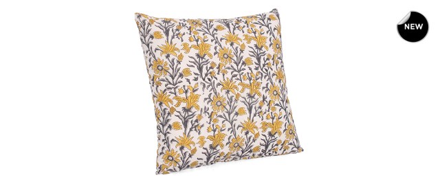 GABRIELLE YELLOW CUSHION 45X45_front